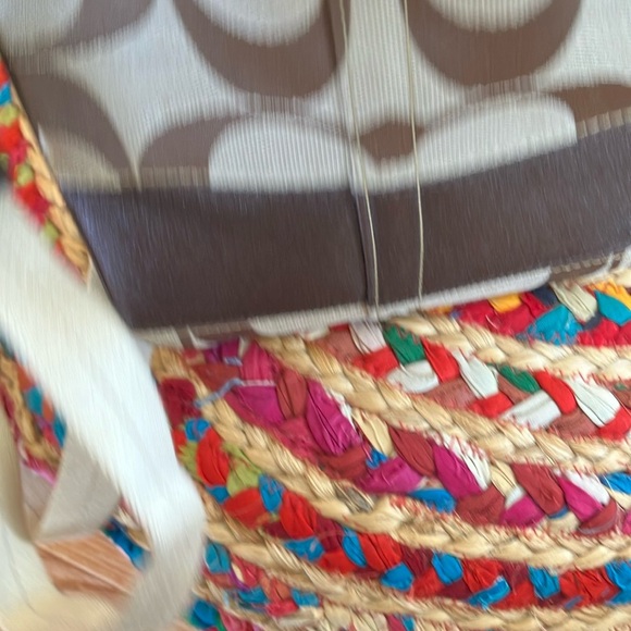 Coach Brown and Cream Crossbody Bag - Picture 4 of 5